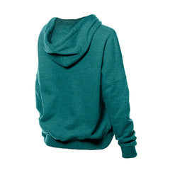 Miami Dolphins New Era Women's Throwback Boxy Hoodie Sweatshirt - Aqua - NFL