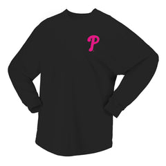 Philadelphia Phillies Fanatics Women's Neon Jersey Long Sleeve T-Shirt Outlet
