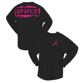 Atlanta Braves Fanatics Women's Neon Jersey Long Sleeve T-Shirt Online