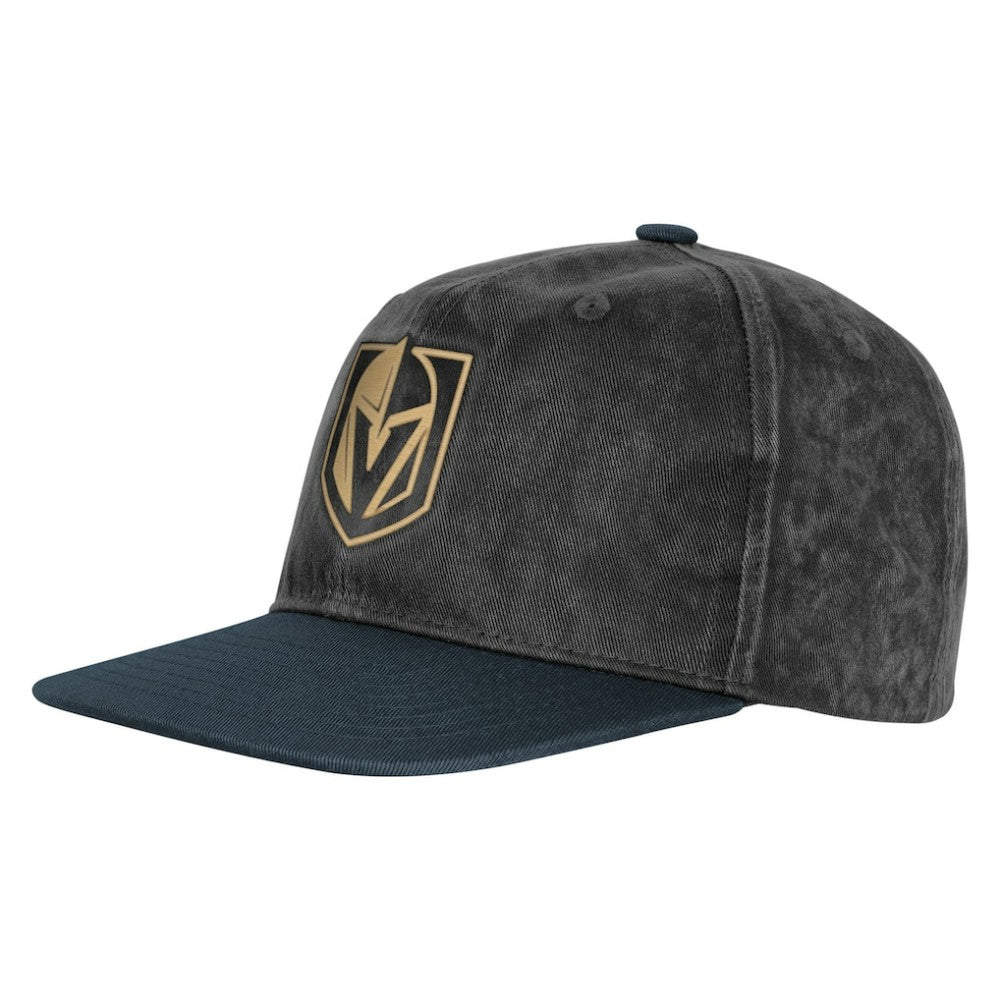Vegas Golden Knights Outerstuff Youth True Retro Deadstock Adjustable Hat - Silver/Black | NHL on sale