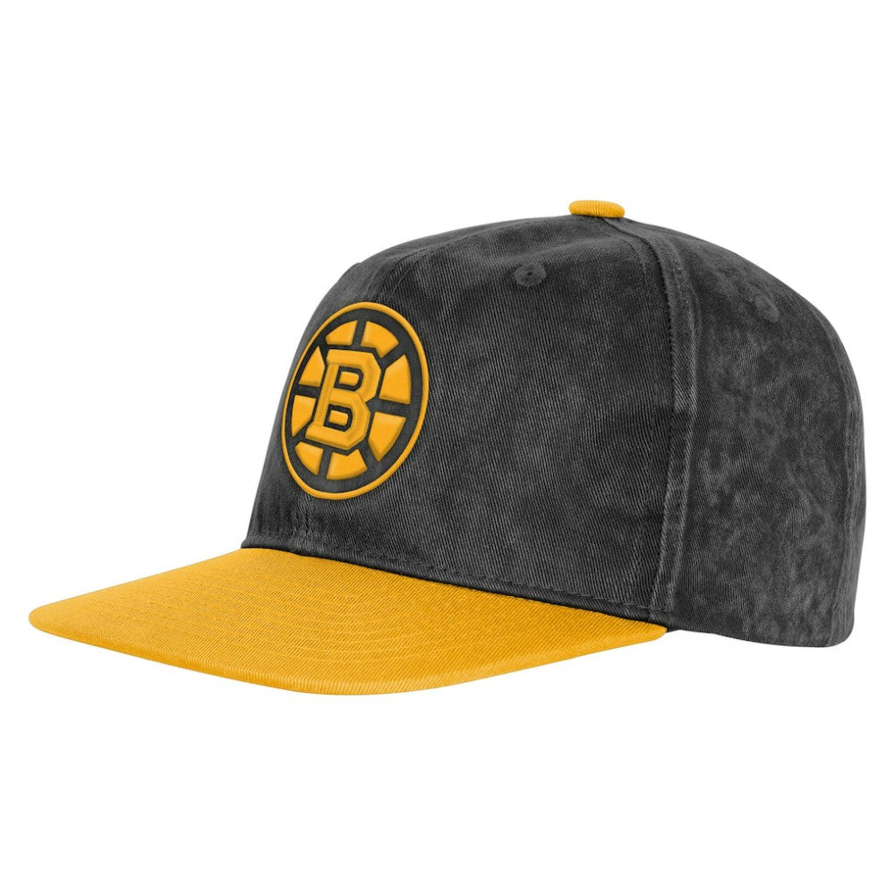 Boston Bruins Outerstuff Youth True Retro Deadstock Adjustable Hat - Black/Gold | NHL online