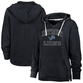 Detroit Lions '47 Women's Plus Size Clarity Kennedy Pullover Hoodie - Navy - 47 brand