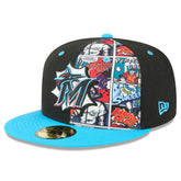 Miami Marlins New Era 2025 MLB Diamond Hero Edition 59FIFTY Fitted Hat Discount