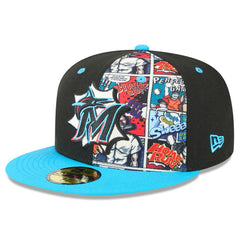Miami Marlins New Era 2025 MLB Diamond Hero Edition 59FIFTY Fitted Hat Discount
