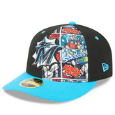 Miami Marlins New Era 2025 MLB Diamond Hero Edition Low Profile 59FIFTY Fitted Hat Outlet