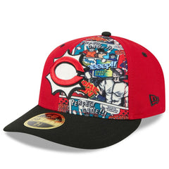 Cincinnati Reds New Era 2025 MLB Diamond Hero Edition Low Profile 59FIFTY Fitted Hat Outlet