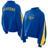 New Era Golden State Warriors Women's Sport Night Balloon Sleeves Sweatshirt Royal