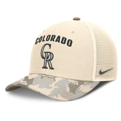 Colorado Rockies Nike Camo Natural Pack Rise Adjustable Trucker Hat Near Me