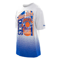 New Era New York Knicks Injection Sport Classics T-Shirt White