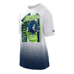 New Era Minnesota Timberwolves Injection Sport Classics T-Shirt White
