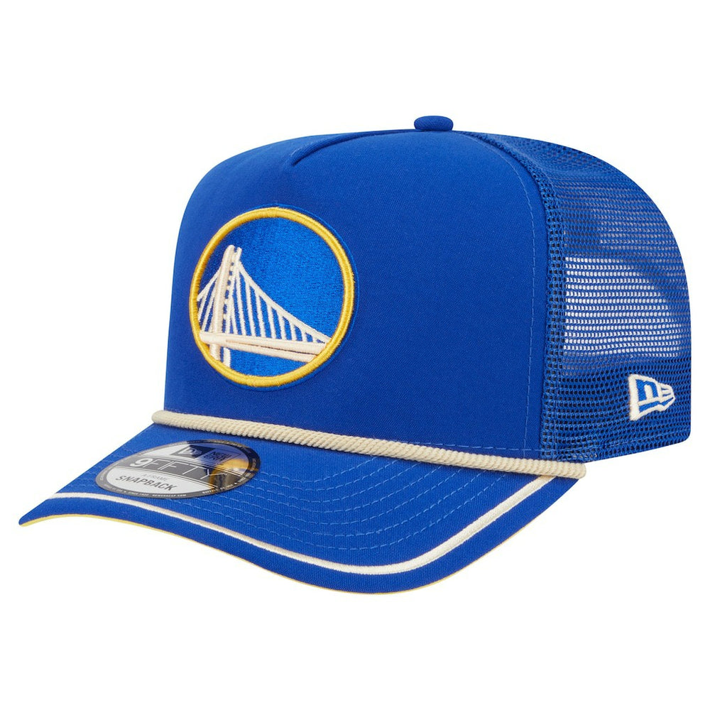 New Era Golden State Warriors Vintage Team Rope A-Frame 9FIFTY Snapback Hat Royal