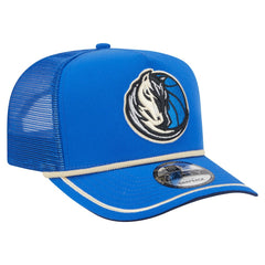 New Era Dallas Mavericks Vintage Team Rope A-Frame 9FIFTY Snapback Hat Blue