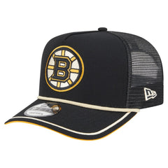 Boston Bruins New Era Vintage Team Rope A-Frame 9FIFTY Snapback Hat - Black | New Era on sale