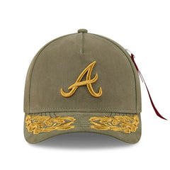 Atlanta Braves New Era x Alpha Industries A-Frame 9FORTY Adjustable Hat Sale