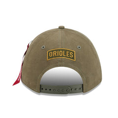 Baltimore Orioles New Era x Alpha Industries A-Frame 9FORTY Adjustable Hat Sale