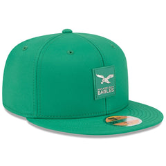 Philadelphia Eagles New Era 2025 Sideline Throwback 59FIFTY Fitted Hat - Kelly Green - NFL