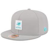 Miami Dolphins New Era 2025 Sideline 59FIFTY Fitted Hat - Gray - NFL