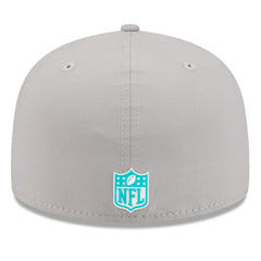 Miami Dolphins New Era 2025 Sideline 59FIFTY Fitted Hat - Gray - NFL