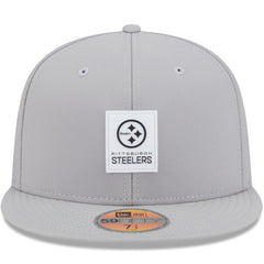 Pittsburgh Steelers New Era 2025 Sideline 59FIFTY Fitted Hat - Gray - NFL