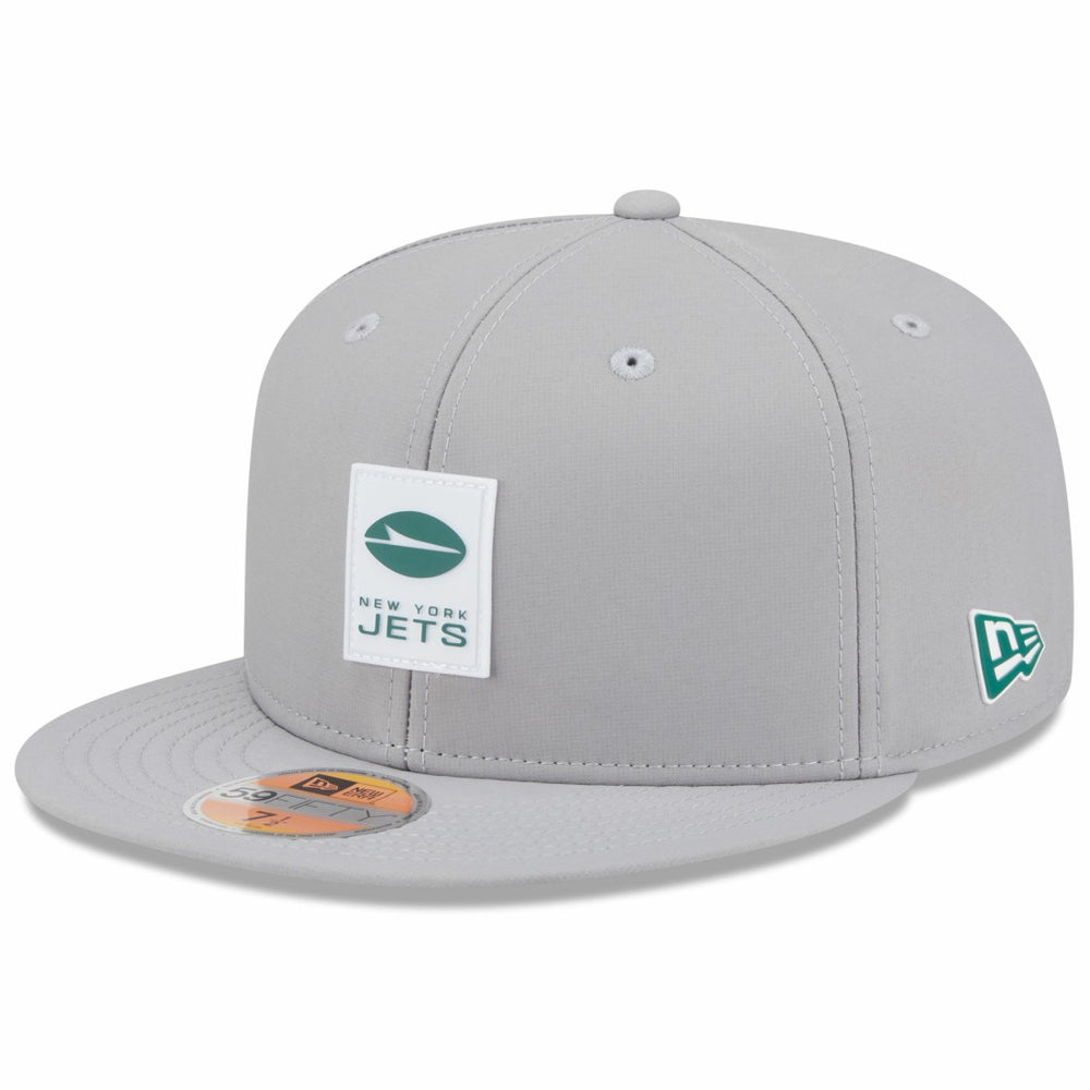 New York Jets New Era 2025 Sideline 59FIFTY Fitted Hat - Gray - NFL