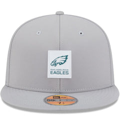 Philadelphia Eagles New Era 2025 Sideline 59FIFTY Fitted Hat - Gray - NFL