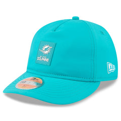 Miami Dolphins New Era 2025 Sideline Retro Crown 59FIFTY Fitted Hat - Aqua - NFL