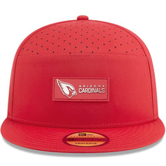 Arizona Cardinals New Era 2025 Sideline Split Panel 9FIFTY Snapback Hat - Cardinal - NFL