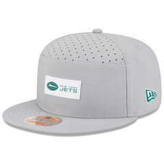 New York Jets New Era 2025 Sideline Split Panel 9FIFTY Snapback Hat - Gray - NFL