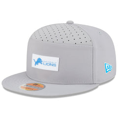 Detroit Lions New Era 2025 Sideline Split Panel 9FIFTY Snapback Hat - Gray - NFL