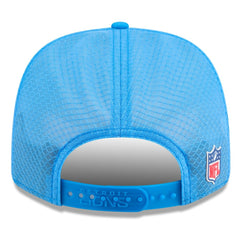 Detroit Lions New Era 2025 Sideline Throwback 9SEVENTY Trucker Adjustable Hat - Blue - NFL
