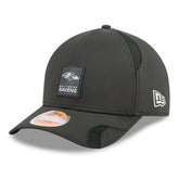 Baltimore Ravens New Era 2025 Sideline M-Crown 9FORTY Adjustable Hat - Black - NFL
