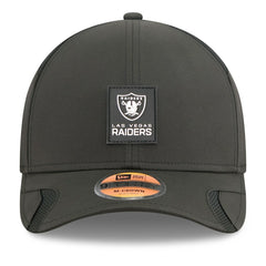 Las Vegas Raiders New Era 2025 Sideline M-Crown 9FORTY Adjustable Hat - Black - NFL