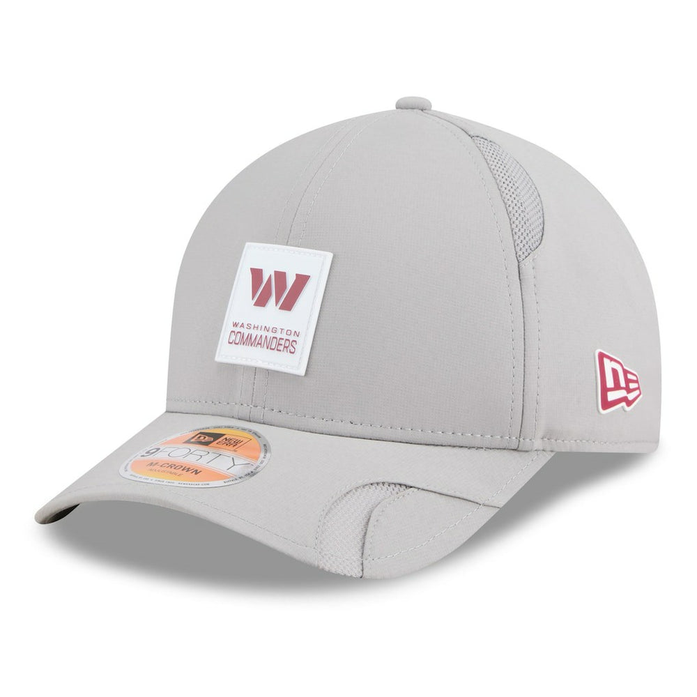 Washington Commanders New Era 2025 Sideline M-Crown 9FORTY Adjustable Hat - Gray - NFL