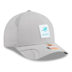 Miami Dolphins New Era 2025 Sideline M-Crown 9FORTY Adjustable Hat - Gray - NFL