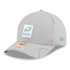 Philadelphia Eagles New Era 2025 Sideline M-Crown 9FORTY Adjustable Hat - Gray - NFL