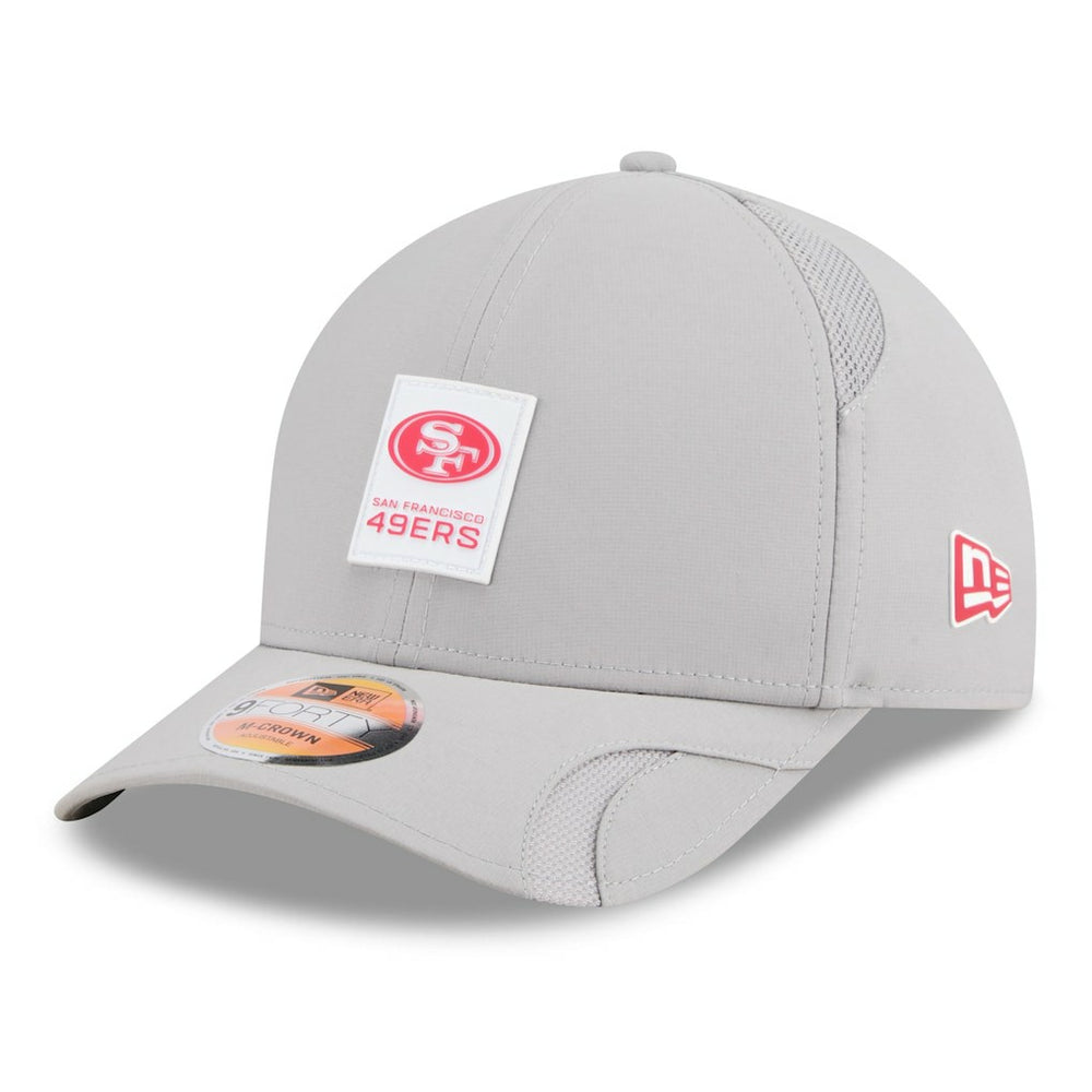 San Francisco 49ers New Era 2025 Sideline M-Crown 9FORTY Adjustable Hat - Gray - NFL