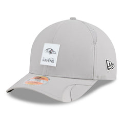 Baltimore Ravens New Era 2025 Sideline M-Crown 9FORTY Adjustable Hat - Gray - NFL