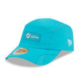 Miami Dolphins New Era 2025 Sideline Runner Adjustable Hat - Aqua - NFL