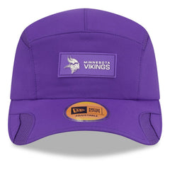 Minnesota Vikings New Era 2025 Sideline Runner Adjustable Hat - Purple - NFL