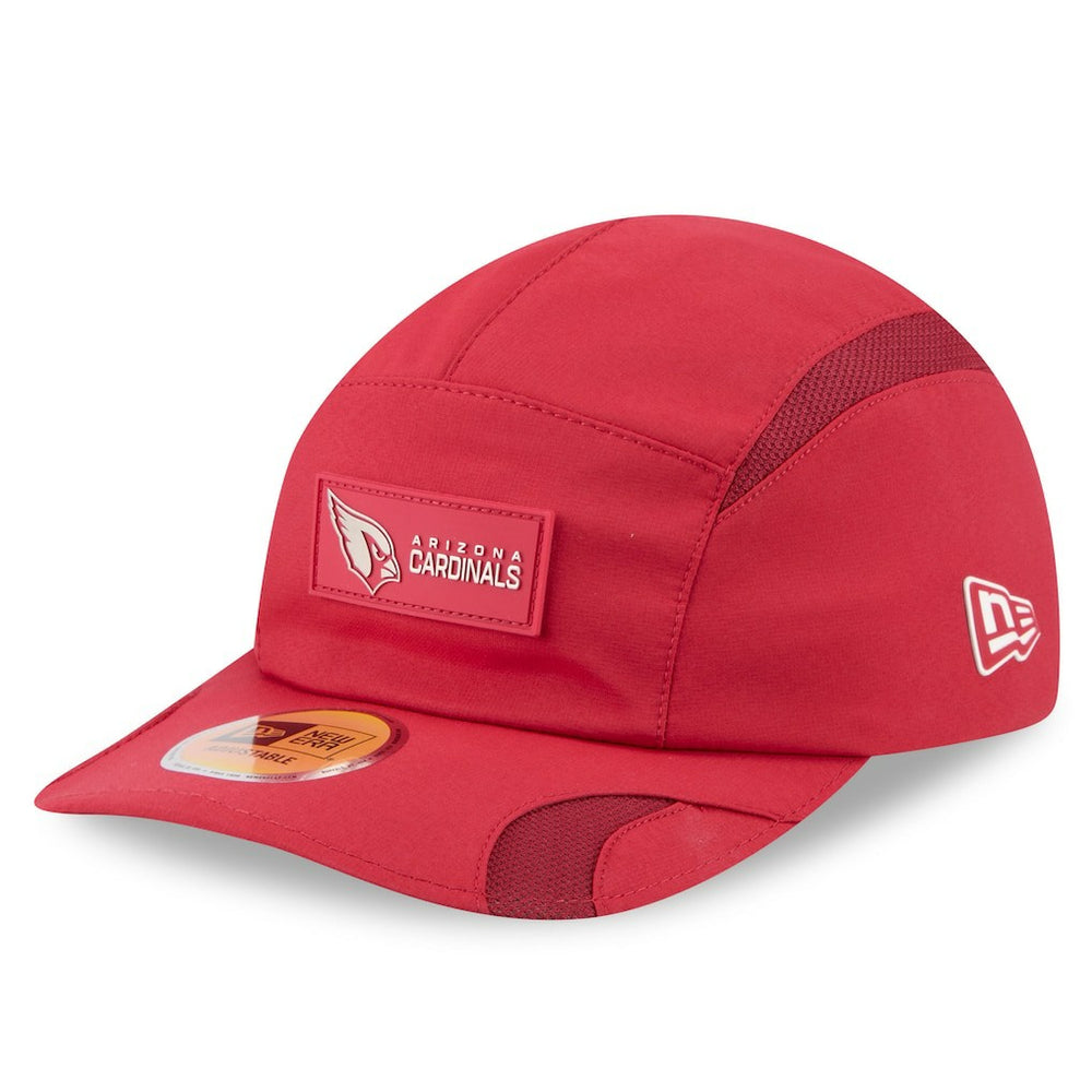 Arizona Cardinals New Era 2025 Sideline Runner Adjustable Hat - Cardinal - NFL
