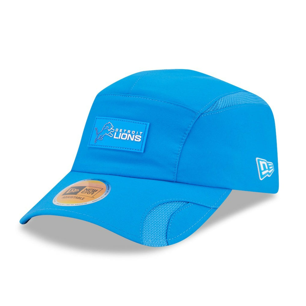 Detroit Lions New Era 2025 Sideline Runner Adjustable Hat - Blue - NFL