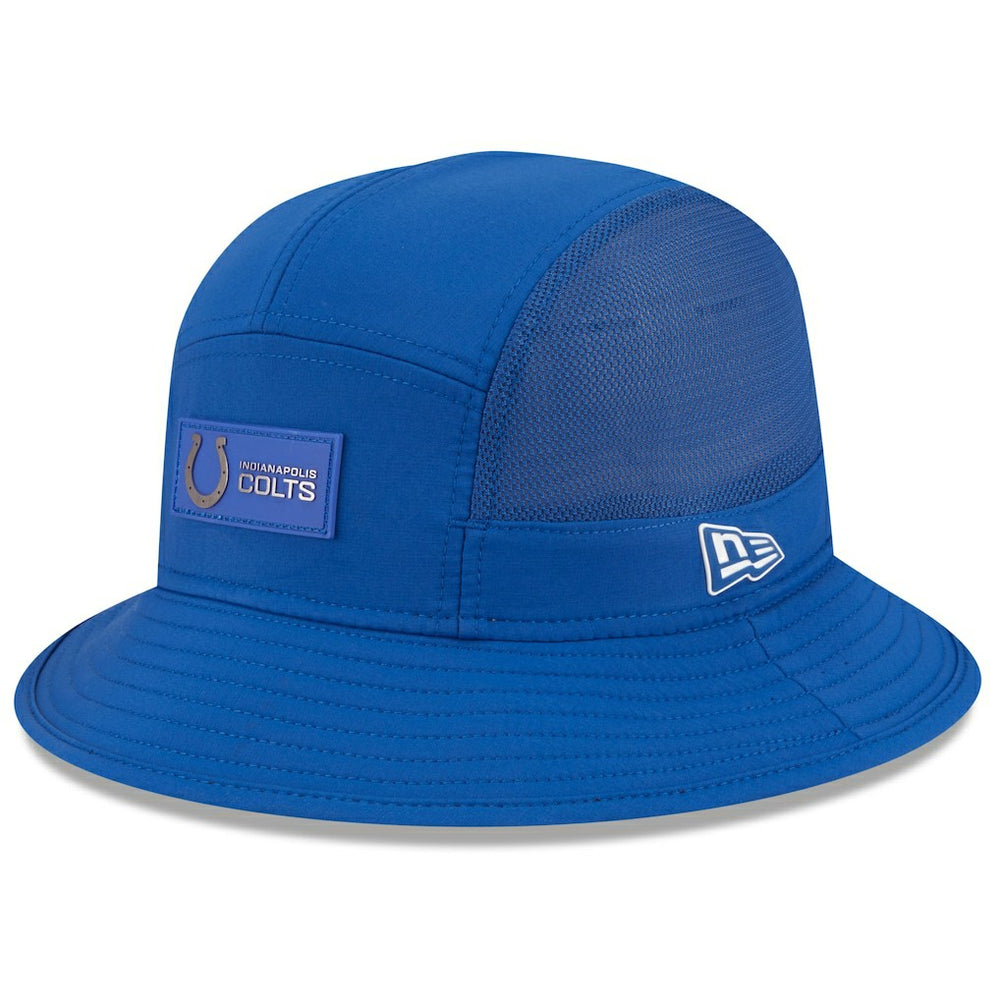 Indianapolis Colts New Era 2025 Sideline Bucket Hat - Royal - NFL