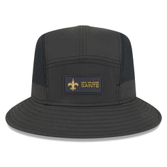New Orleans Saints New Era 2025 Sideline Bucket Hat - Black - NFL