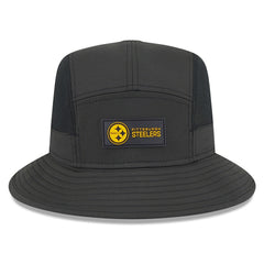 Pittsburgh Steelers New Era 2025 Sideline Bucket Hat - Black - NFL