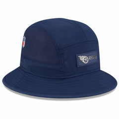 Tennessee Titans New Era 2025 Sideline Bucket Hat - Navy - NFL