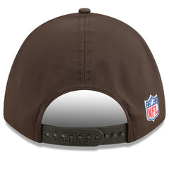 Cleveland Browns New Era Youth 2025 Sideline 9FORTY Adjustable Hat - Brown - NFL