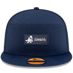 Dallas Cowboys New Era 2025 Sideline Throwback Split Panel 9FIFTY Snapback Hat - Navy - NFL
