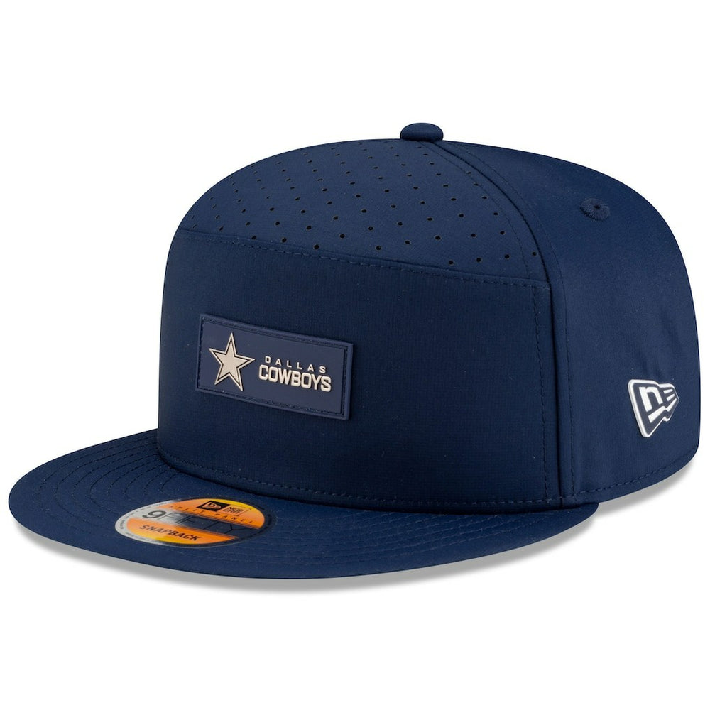 Dallas Cowboys New Era 2025 Sideline Split Panel 9FIFTY Snapback Hat - Navy - NFL