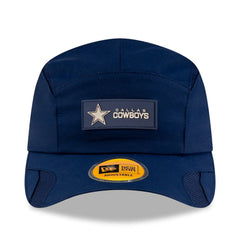 Dallas Cowboys New Era 2025 Sideline Runner Adjustable Hat - Navy - NFL