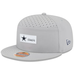 Dallas Cowboys New Era 2025 Sideline Split Panel 9FIFTY Snapback Hat - Gray - NFL